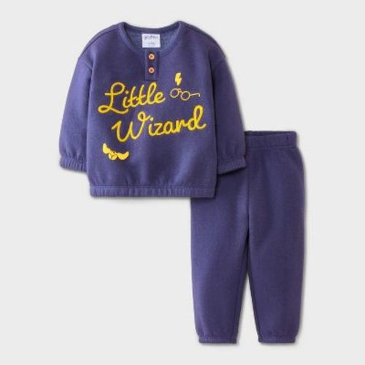 Harry Potter Newborn Sweatshirt and Bottom Set Navy boys