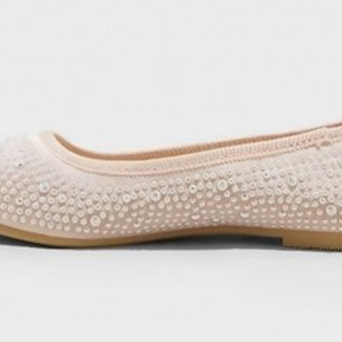 Cat & Jack Kids' Pearl Ballet Flats Size 2 Pink girl