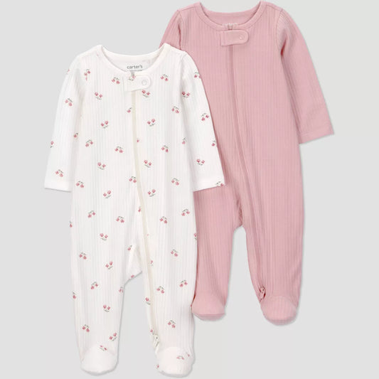 Carter's Baby Girls' 2pc Sleep & Play Set Newborn
