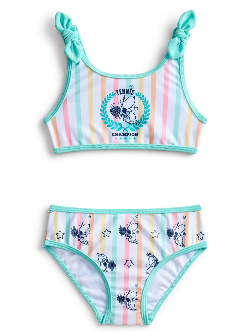 Snoopy Tennis Bikini Set girl 3T