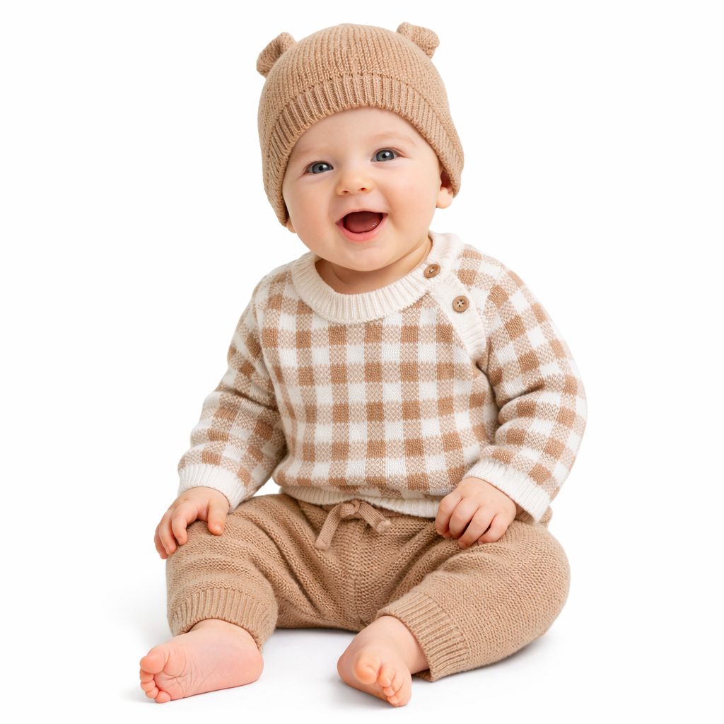 Carter's Infant Knit Sweater Set 3pc Sizes 3M