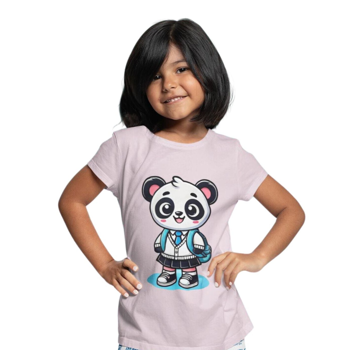 Panda School Girl T-Shirt