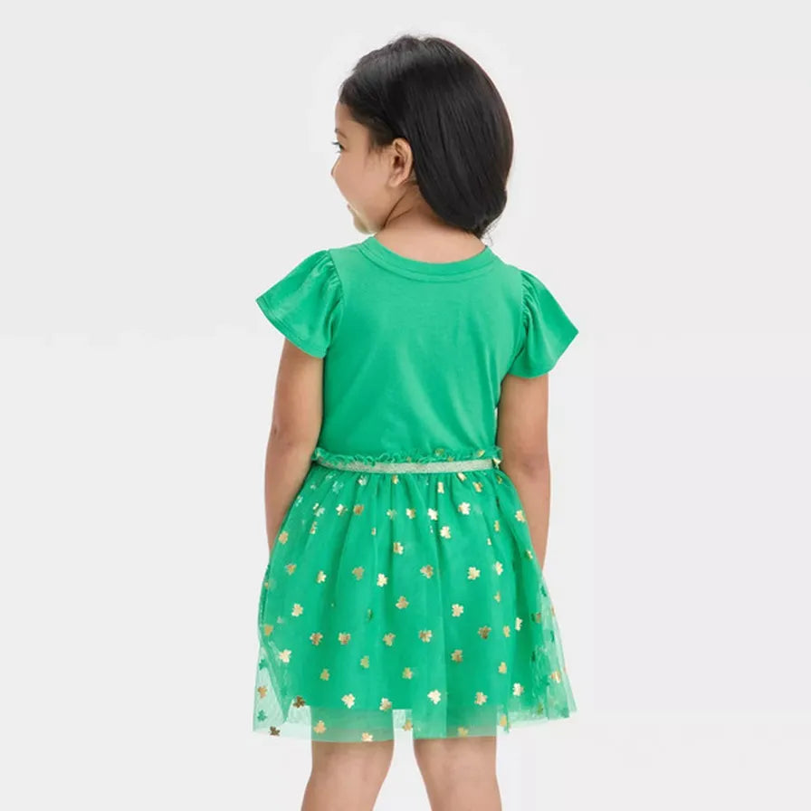 Toddler Girls' Shamrock Tulle Dress cat & Jack