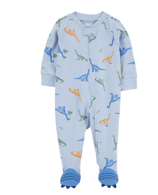 Carter's Dinosaur Print Kids One Piece - Blue