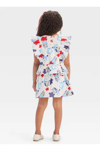 Toddler Girls' 2pc Bluey Tank Top and  skirt Skort Set