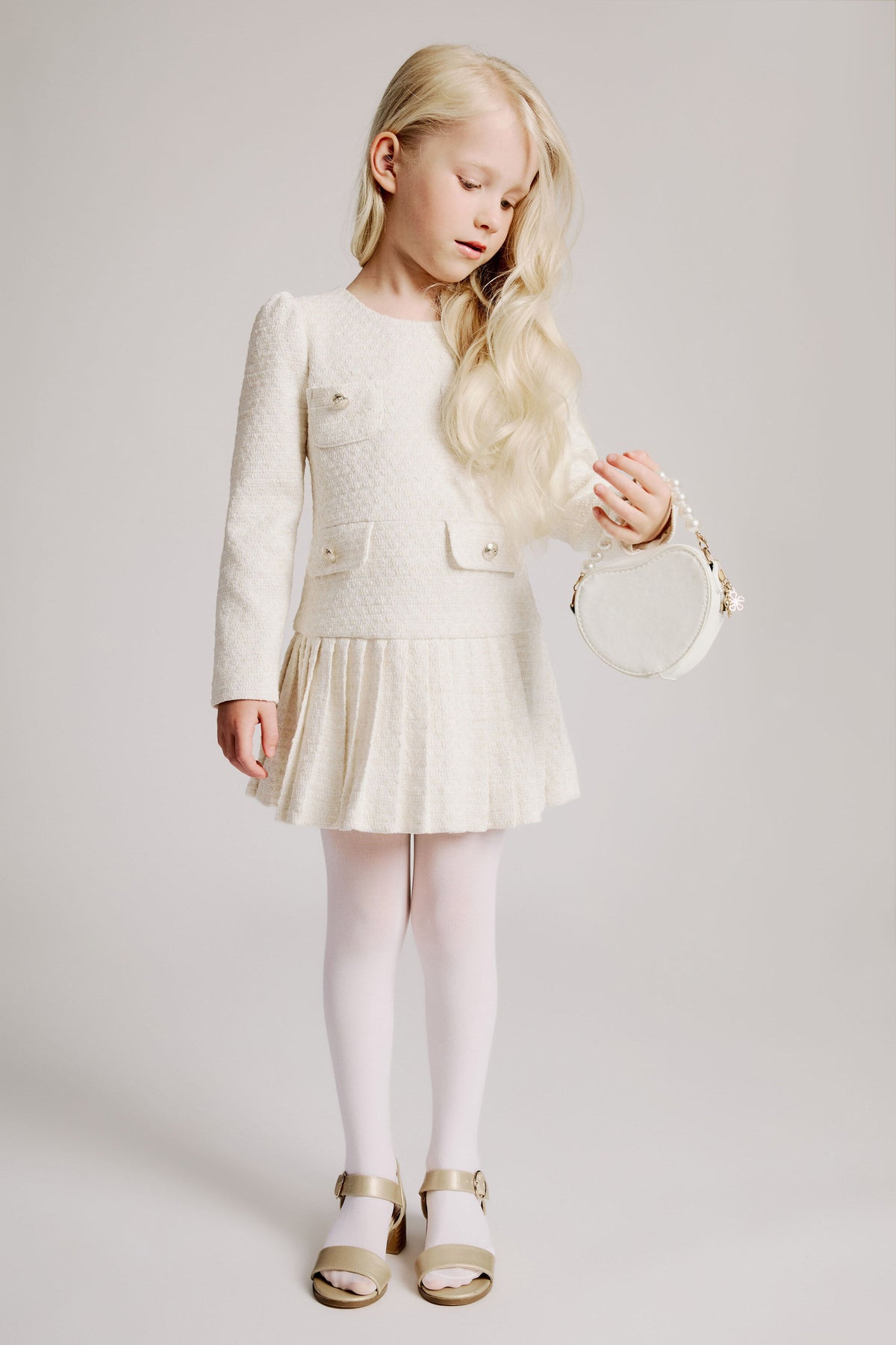 Bardot Renee Boucle Dress Size 5 - girl