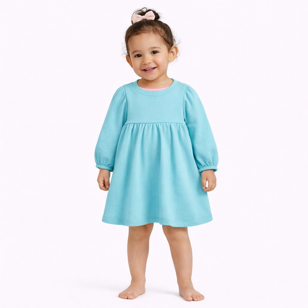 Epic Threads Toddler Girls Solid French Terry Dress