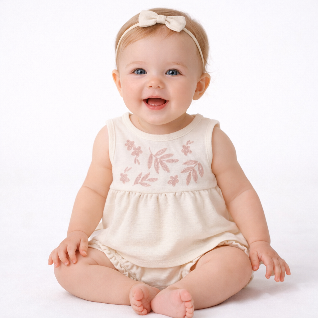 Carter's Baby Girls' Floral Top  Bottom Set  Sleeveless Tank, Bodysuit, Diaper Cover