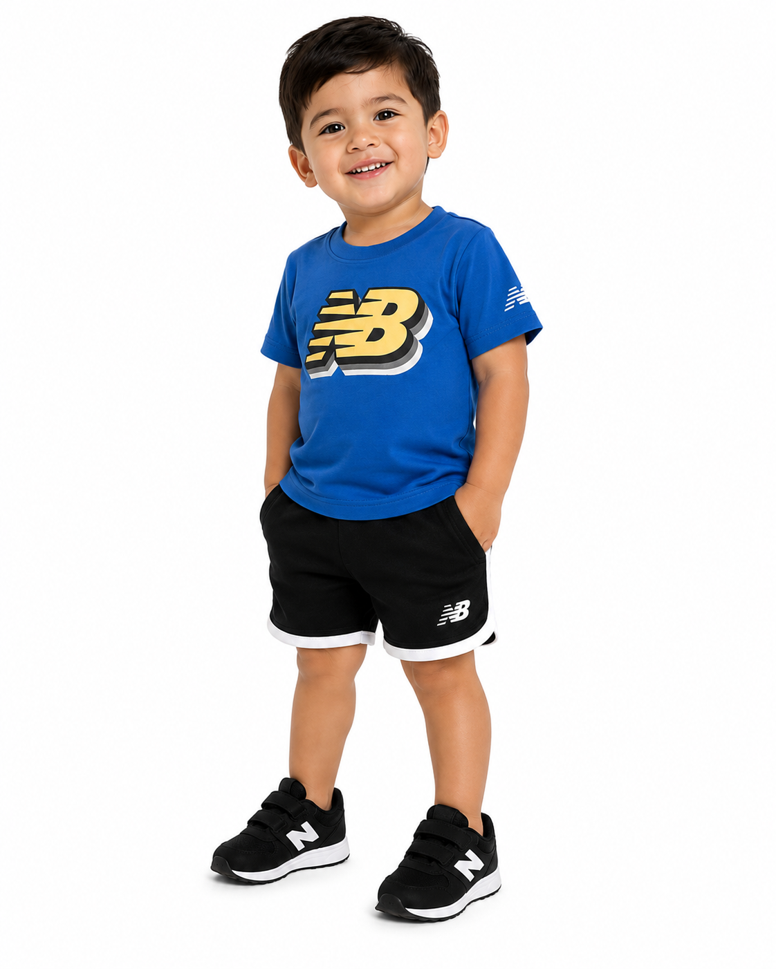 New Balance boys 2pc Set Logo Tee
12M