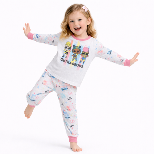 L.O.L. Surprise! Outrageous Pajama Set - Gray and Pink
