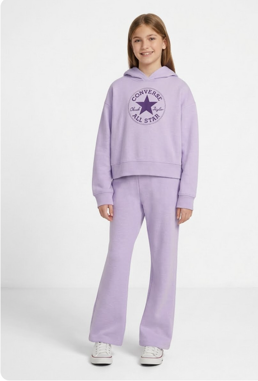 Converse Youth Girls Hoodie and Pants Set, Size M (10-12)