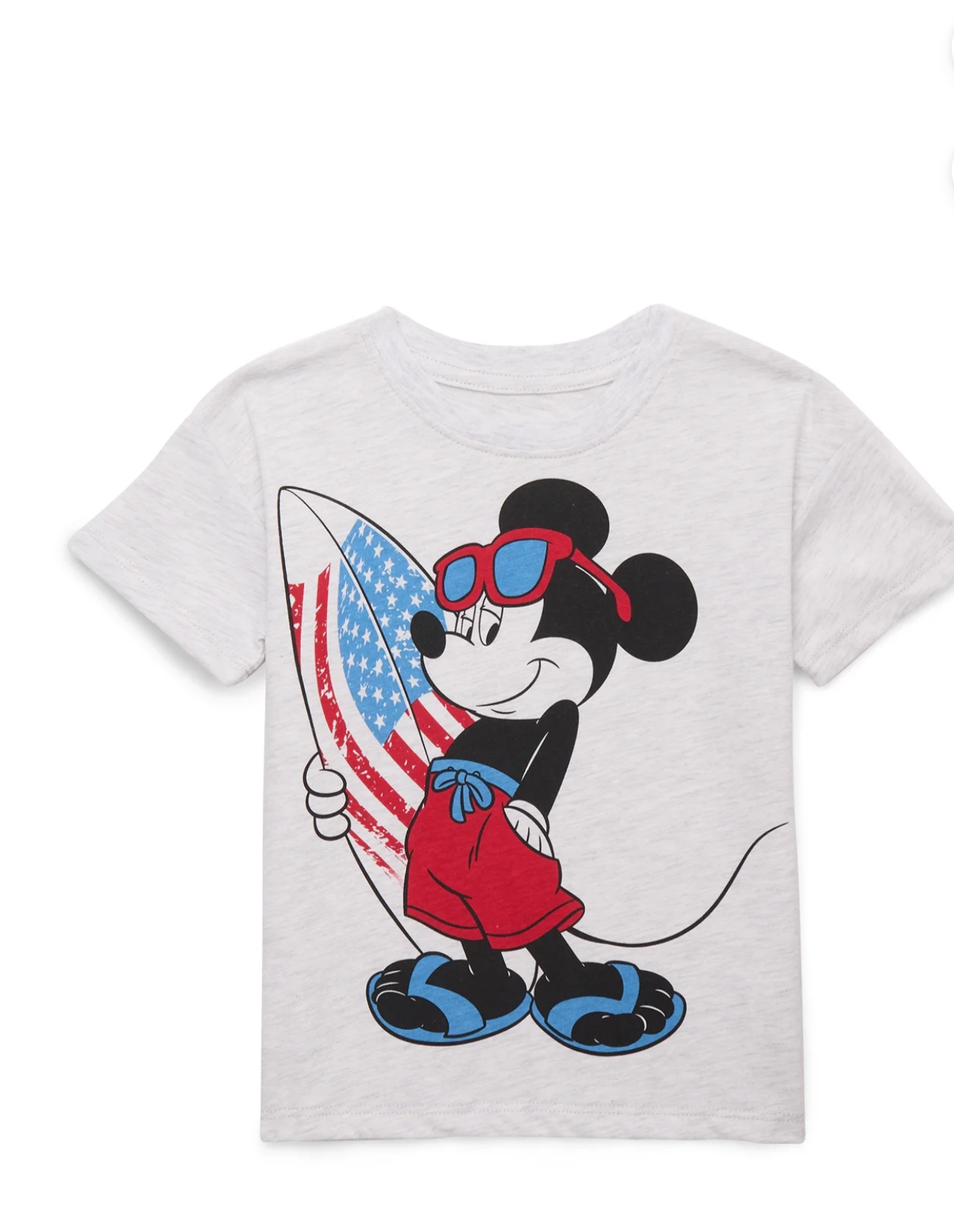 Mickey Mouse Toddler Boys Graphic Crewneck Tee with Short Sleeves