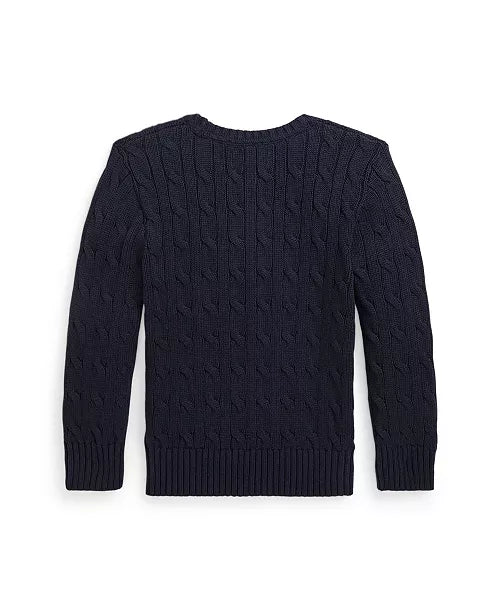 Polo Ralph Lauren Kids' Navy Cable-Knit Sweater