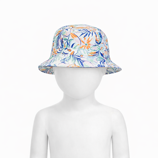 Polo Ralph Lauren Toddler and Little Boys Reversible Tropical-Print Bucket Hat - Sea Creature Tropical