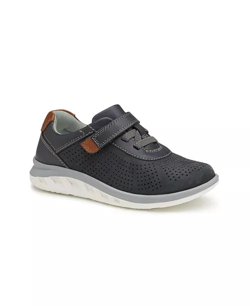 Johnston & Murphy Big Boys Activate U-Throat Leather Sneakers - Gray Oiled Nubuck
