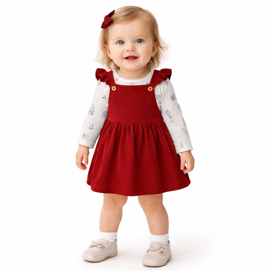 Baby Girl Carter's 2-Piece Bodysuit & Jumper Set Red