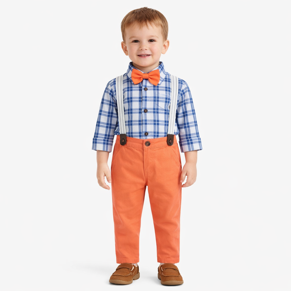 Carter's Toddler Boys' Gingham Top & Bottom 3 piece Set