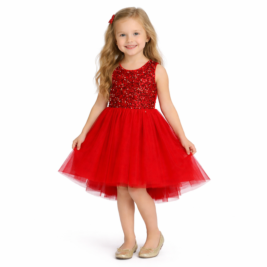 Girs' Sequin Tue Seeveess Dress - Cat & Jack