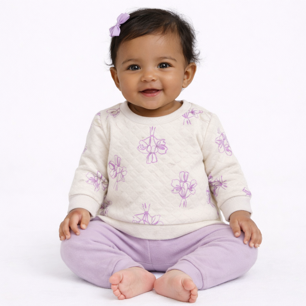 Baby Girls' Quilted Top & Bottom Set - Cat & Jack