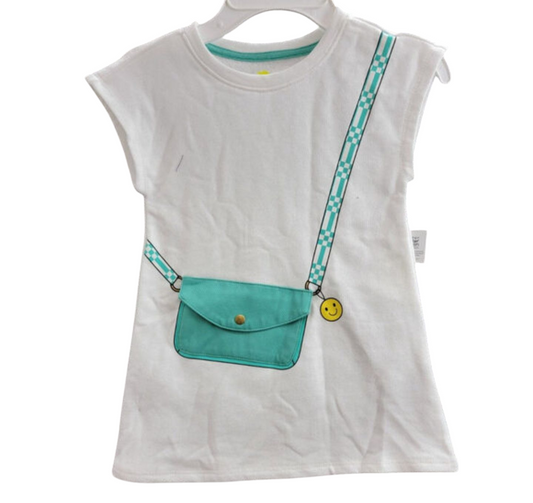 Epic Threads Printed Top Toddler Girls 4T Angle White Crew Neck Pullover