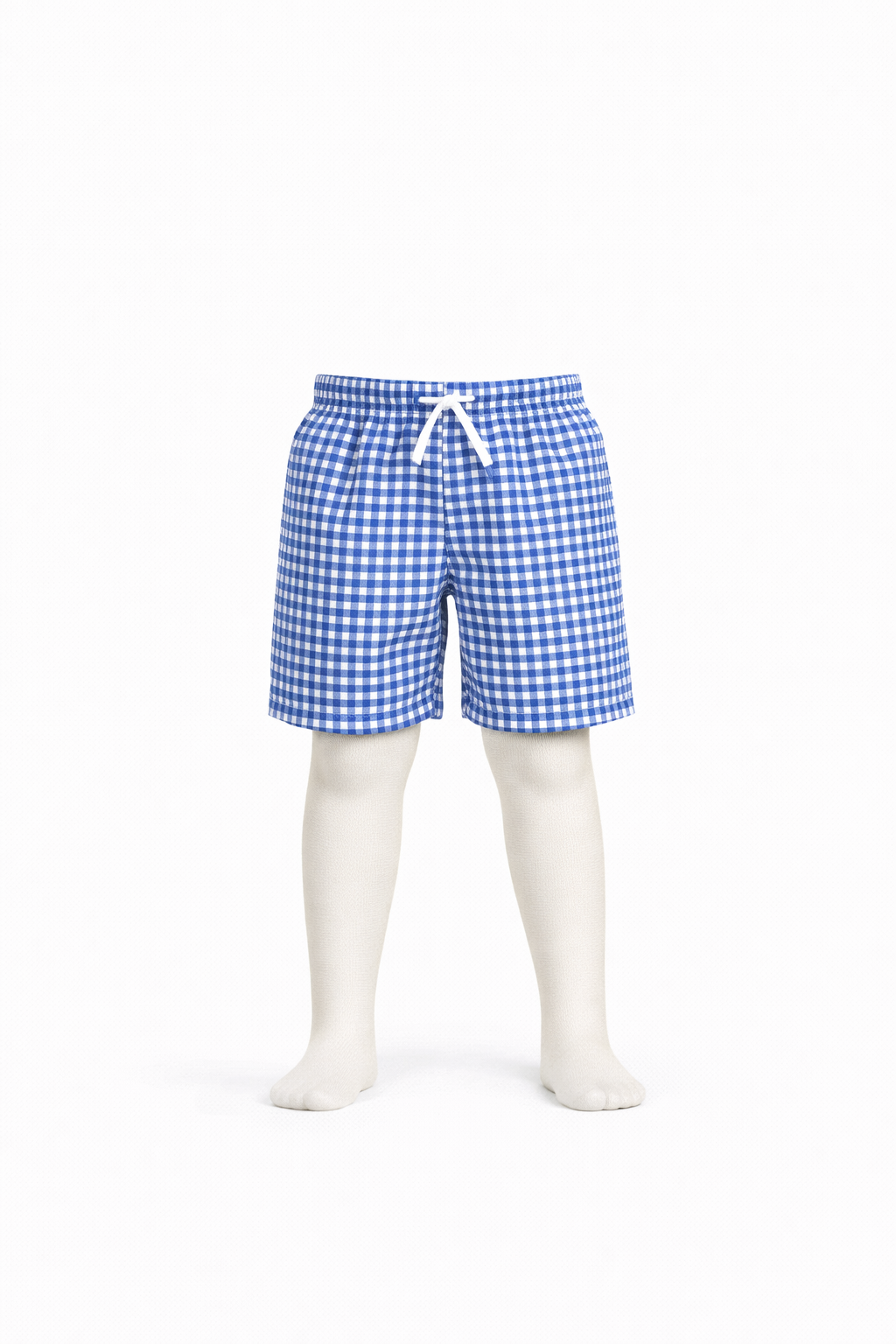 Toddler Boys' Gingham Trunk - Cat & Jack™ Blue 4T