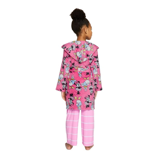Disney Minnie 3-Pc Super Soft & Cozy Hooded Robe & Pajama Set