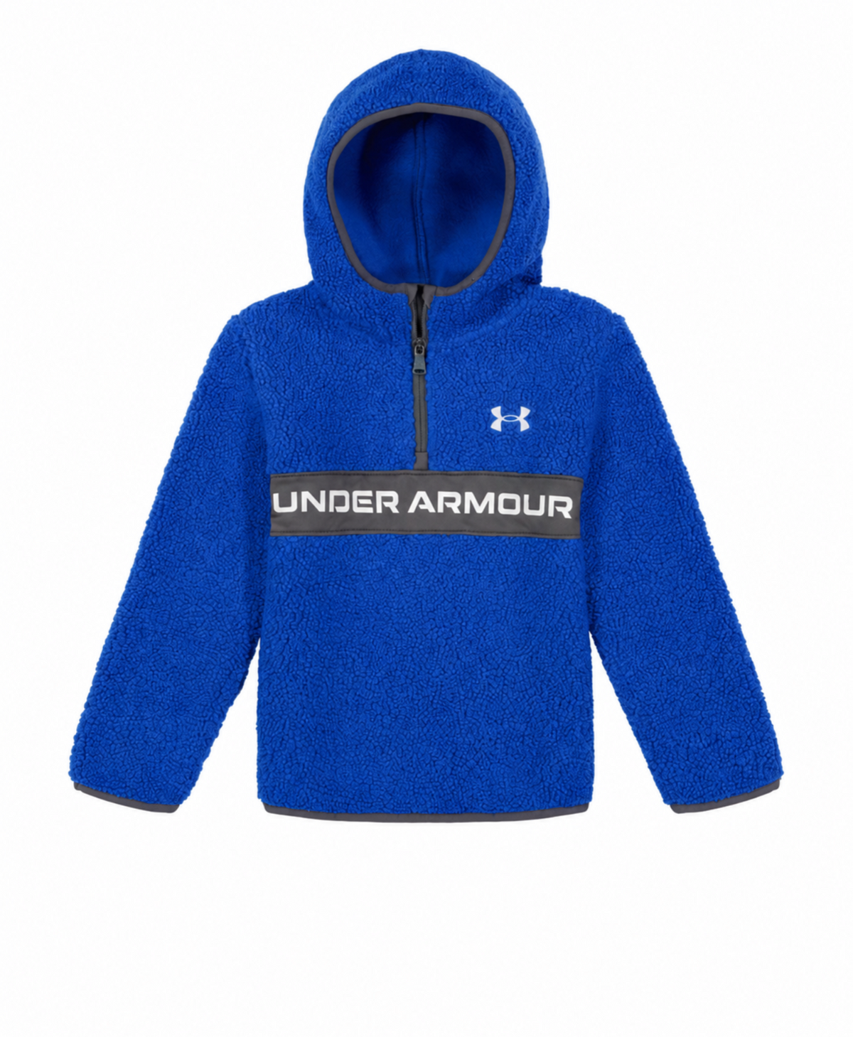 Under Armour Boys Sherpa Hoodie top Size 7 Team Royal
