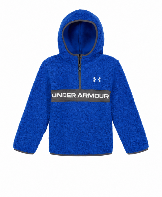 Under Armour Boys Sherpa Hoodie top Size 7 Team Royal