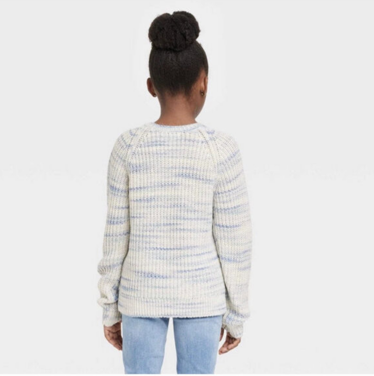 Cat & Jack Girls' Blue Pullover Sweater XS