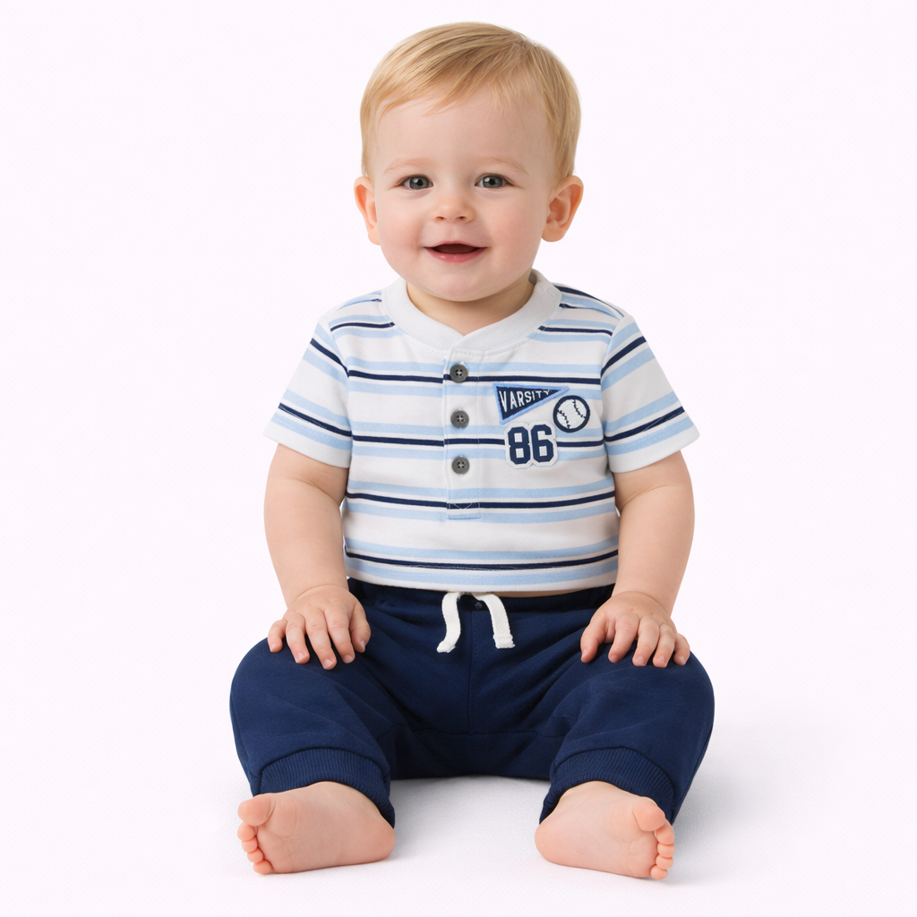 Carter's Striped Baby Bodysuit and Pants Set