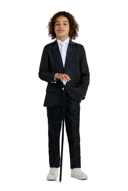 Suitmeister Boys Gangster Halloween Suit, Black, Size L 3pc