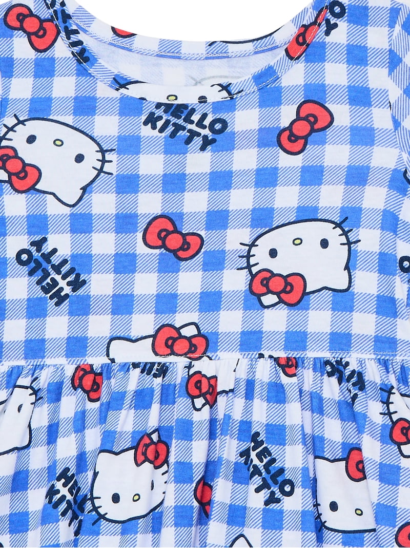Hello Kitty Girl's Plaid Dress 3T