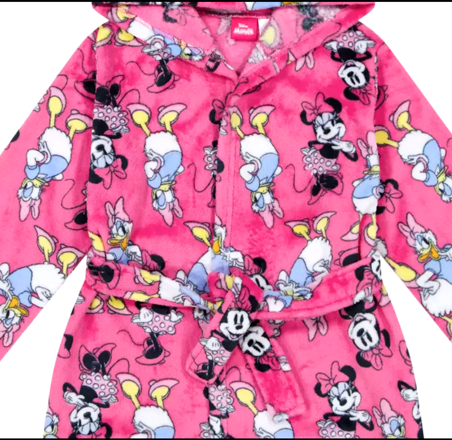 Disney Junior Minnie 3-Pc Super Soft & Cozy Hooded Robe & Pajama Set