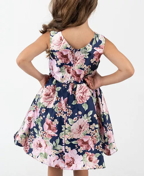 Rare editions Girls' Floral Party Dress 3T