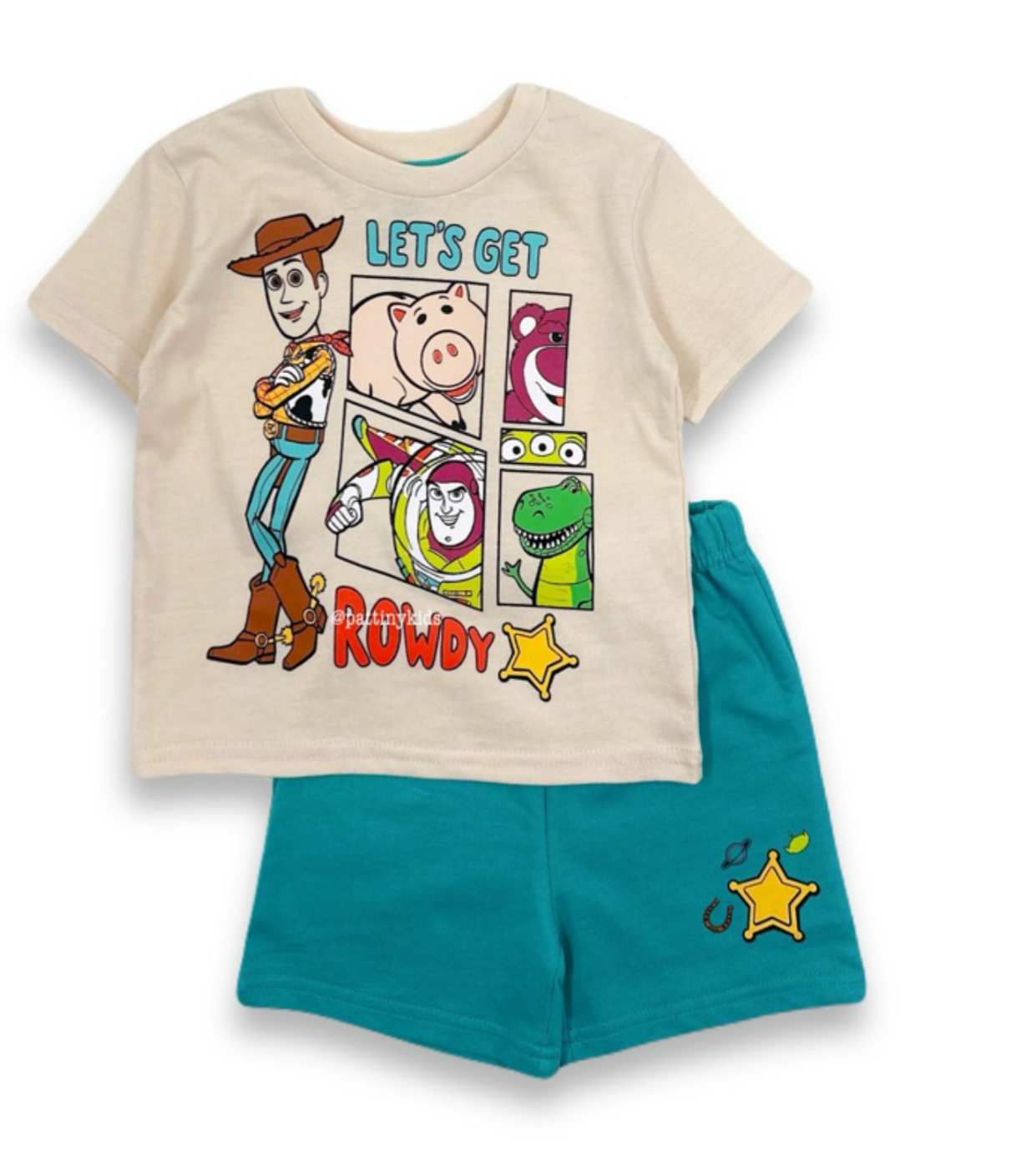 Toy Story Graphic T-Shirt and Shorts Set