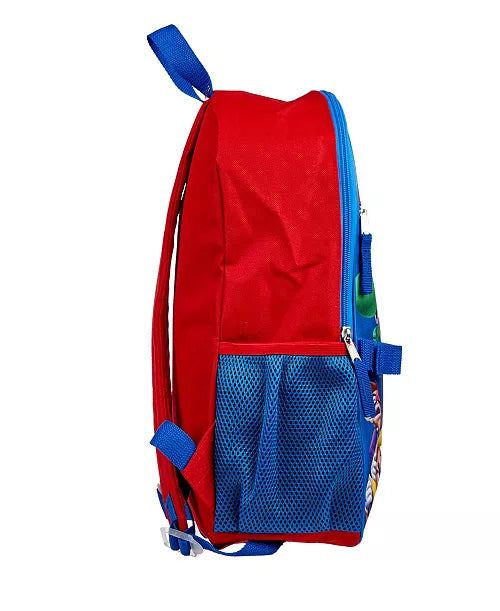 Super Mario Boy's 5 Pc Backpack Set - Red