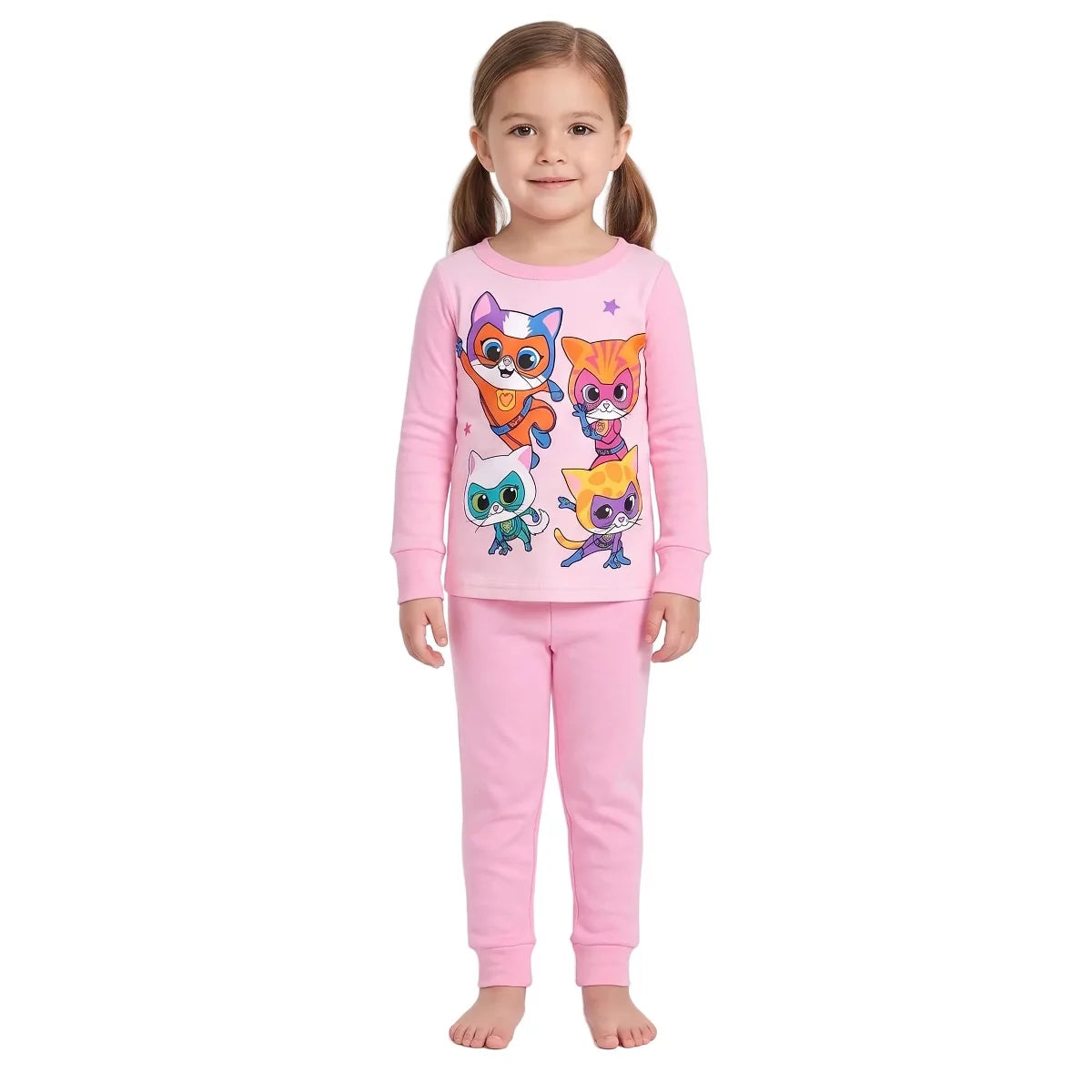 Kitty Squad Girls' Pajama Set girl 
3T